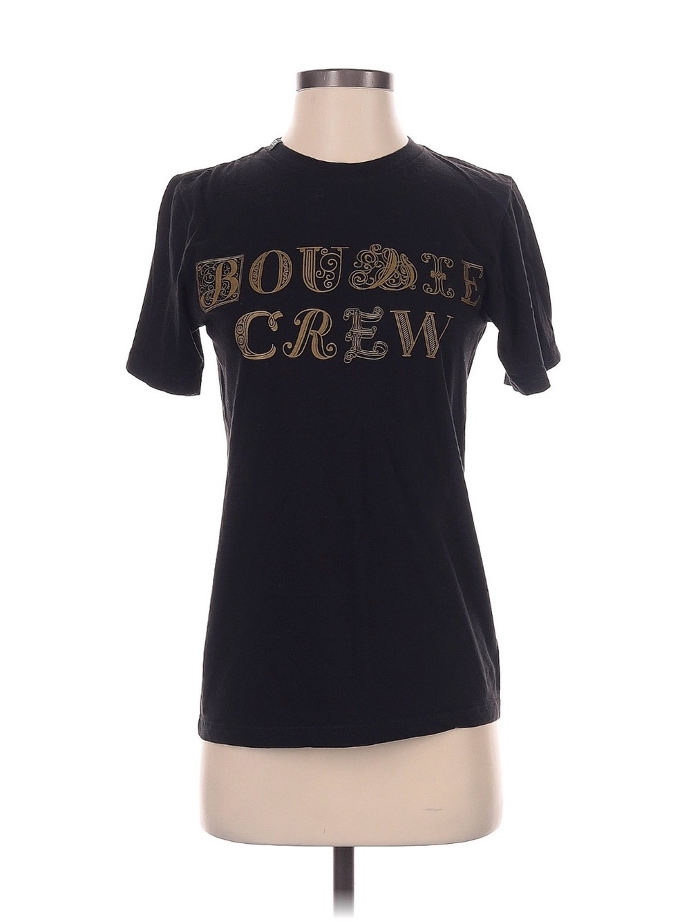 Boujie Crew Graphic Tee Black Short Sleeve T-Shirt